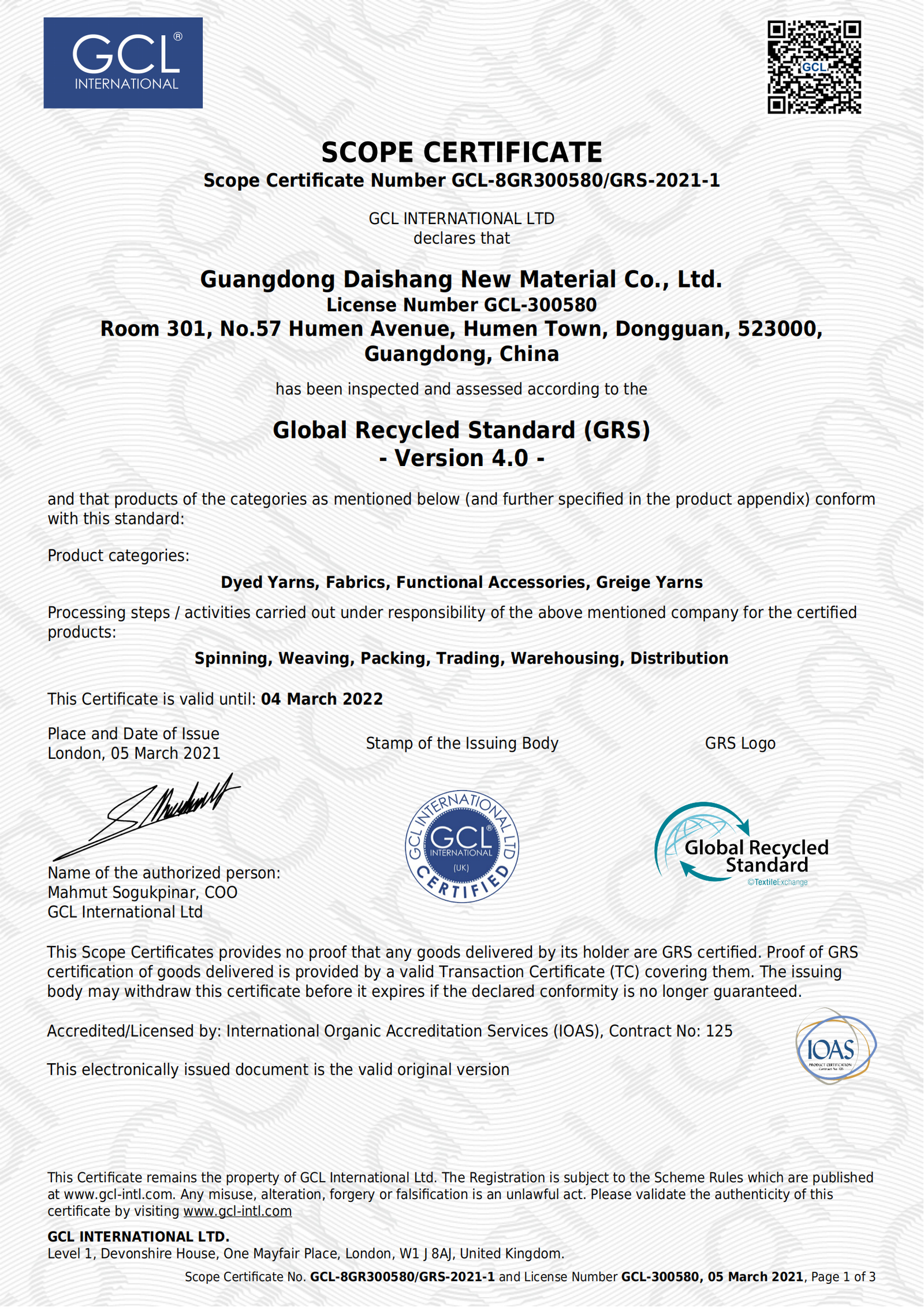 RPET test report 300580_GRS_CERTIFICATE_20210305044149_00
